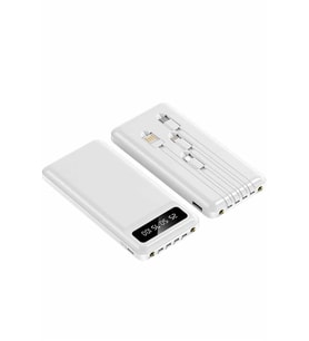 4 Çıkışlı 20.000 Mah Powerbank Uzun Pil Ömürlü Taşınabilir