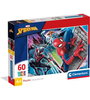Clementoni - 26048 - Supercolor Puzzle - Marvel Spiderman - 60 parça