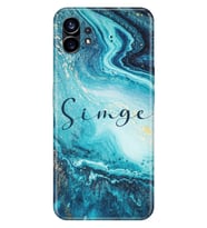 Nothing Phone 1 / 2 Kılıf İsim Yazılı Kişiye Özel Silikon Kapak Model-29 (Çok Renkli)
