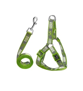 Göğüs Tasma Seti Desenli 120 Cm-34 Cm-47 Cm Yeşil