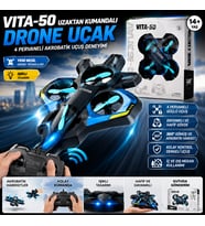 Uzaktan Kumandalı Oyuncak Drone Uçak 4 Pervaneli Akrobatik Uçuş Deneyimi