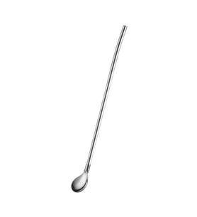Çelik 22 cm Kokteyl Karıştırma Kahve Latte Karıştırma Barmen Kaşığı cin759by