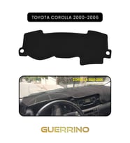 TOYOTA Corolla (2000-2006)TORPİDO KORUMA HALISI SİYAH KENAR