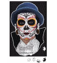Dia De Los Muertos Day of the Dead Vampire Puzzle