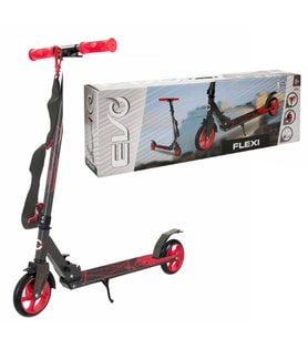 Evo 2 Tekerlekli Flexi Kırmızı Scooter 100 kg Kapasiteli, Katlanabilir, 66-84 cm Ayarlanabilir Gidon