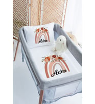 %100 Delux Pamuk Isme Özel 70x120 Park Yatak Nevresim Takımı