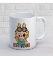 Sarı Labubu Baskılı Hediyelik Kupa