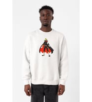 One Piece Anime Sanji Beyaz Erkek 2ip Sweatshirt