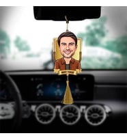 Erkeklere Özel Karikatürlü Tasarım Araba Süsü