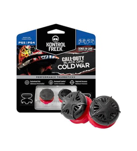 Cosmostech Kontrolfreek Call Of Duty Black Ops Cold War PS5/PS4 Uyumlu Analog Başlık Thumbsticks - Performans Yükseltici ve Koruyucu (Siyah)