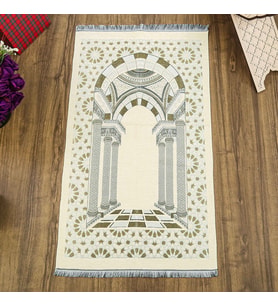 Medine Lüks Şönil Seccade Krem (66x116cm) 520 gr