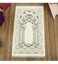 Medine Lüks Şönil Seccade Krem (66x116cm) 520 gr