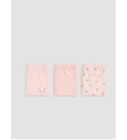 LCW Kids Pembe Baskılı Kız Çocuk Boxer 3'lü