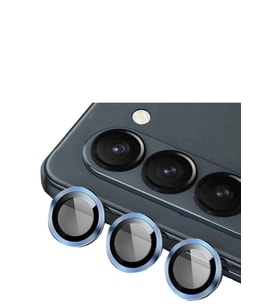 Newface Samsung Galaxy Z Fold 5 Valdez Metal Kamera Lens - Mavi