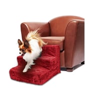 Kedi & Köpek Merdiveni Yıkanabilir Sünger Merdiven (Kırmızı)