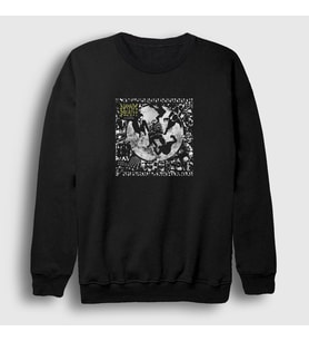 Presmono Unisex Siyah Utilitarian Napalm Death Sweatshirt 389367tt