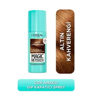 L'Oreal Paris Magic Retouch Beyaz Saçlar İçin Kapatıcı Altın Kahverengi Saç Spreyi 75 Ml