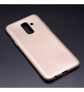 Samsung Galaxy A6 Plus 2018 Kılıf Soft Mat Premier Case (Gold)