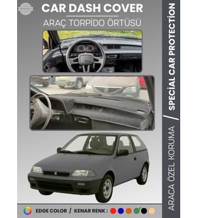 SUZUKI SWİFT (1988-1994) Torpido Örtüsü Panel Torpido Koruma Tam Uyum UV Koruma Hızlı Montaj