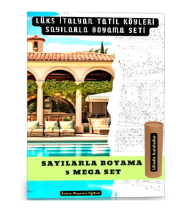 Sayılarla Boyama Süper Set (Lüks İtalyan Tatil Köyleri)