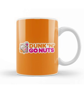 Basketball Dunk Dunk N Go Nuts Kupa Bardak Porselen
