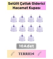 Çatlak Vakumlu Selülit Yağ Çatlak Giderici 6 Numara Hacamat Kupası 10 Adet