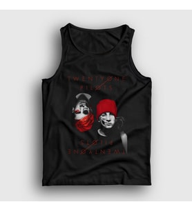 Presmono Unisex Siyah Band Twenty One Pilots Atlet 119293tt