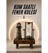 Eyfel Kulesi Ve Deniz Feneri Dekoratif Masa Biblosu Hediyelik