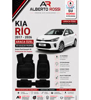 KIA RİO 2017 - 2026 Araca Özel Kauçuk 3D Profesyonel Oto Paspası