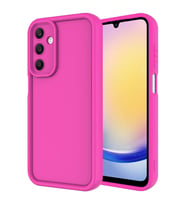 Galaxy A15 Kılıf Kamera Korumalı Ananas Silikon Kapak (Pembe)