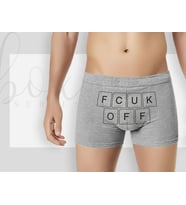 BK Gift Fcuk Tasarımlı Erkek Boxer Serisi Yıl Dönümü Hediyesi, Doğum Günü Hediyesi-4