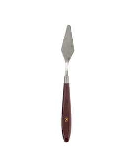 Resim Spatula, Metal Spatula  (Painting Knife) -  No: 3