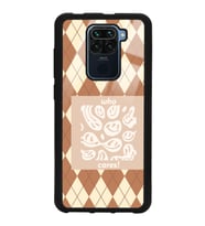 Xiaomi Redmi Note 9 Uyumlu Ekose Smile Tasarımlı Glossy Telefon Kılıfı