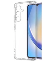 Samsung Galaxy A34 Uyumlu Şeffaf Kılıf Kamera Ve Ekran Çıkıntılı