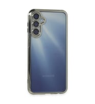 Samsung Galaxy A55 5g Kılıf Razer Lensli Silikon - Gümüş