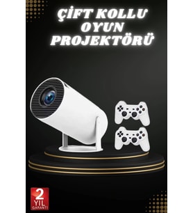 Taşınabilir Android Projeksiyon Ayaklı Çift Kollu 4K Çözünürlüklü Sinema Projeksiyonu