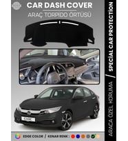 HONDA CIVIC (FC5 2015-2022) Torpido Örtüsü Torpido Koruma Tam Uyum Çatlamayı Önler Kolay Montaj
