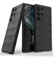 Galaxy S23 Ultra Uyumlu Kılıf Bonic Parmak Izi Bırakmayan Kılıf Içi Kadife Silikon Kılıf Kamera Koruyuculu Darbeye Karşı Dayanıklı Kılıf Samsung Galaxu S23 Ultra ile Uyumlu Kılıf (Gece Siyahı)