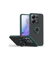 Xiaomi Redmi Note 13 Pro 5g Kılıf Montreal Yüzüklü Silikon Kapak - Yeşil