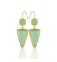 Kadir Jewellery 22 Ayar Altın Kaplama Kadın Sallantılı Küpe -El İşçiliği Ve Hipoalerjenik Küpe
