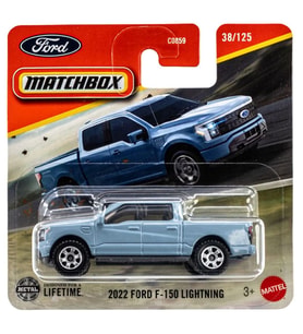 Matchbox 2022 Ford F-150 Lighting (1/64) Mavi - 2025 Case