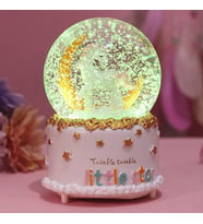 Unicorn Kar Motorlu Işıklı ve Müzikli Büyük Boy Kar Küresi