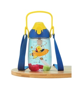UZSPACE TRITAN PİPETLİ MATARA 2201 500 ML GALACTIC BLUE