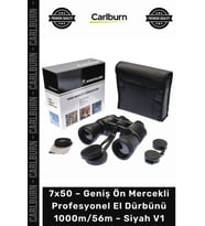 #Dürbün Avcı Net Optik 7x50 – Geniş Ön Mercekli Profesyonel El Dürbünü – 1000m56m – Siyah