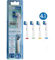 3D Maxcare - 3 Boyutlu Temiizlik Oral B Şarjlı Diş Fırçası Yedek Başlığı - 4 Adet Yedek Başlık