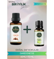 Tarçın 30 ML + Bergamot 10 ML ( Oda Kokusu Aroma Terapi Buhurdanlık / Difüzör Yağı ) Set 2 Adet