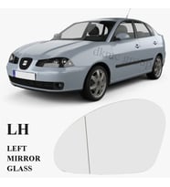 CORDOBA 2003-2009 MODEL ARASI UYUMLU SOL SÜRÜCÜ TARAFI DIŞ AYNA CAMI ELEKTRİKLİ ISITMALI