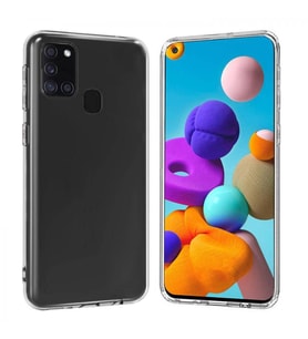 Samsung Galaxy A21S 2.0 MM Korumalı Silikon Kılıf Şeffaf