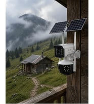 Güneş Enerjili Bahçe Kamerası 4G SIM Kartlı 9MP Akıllı Güvenlik Kamerası 2 Yıl Garantili