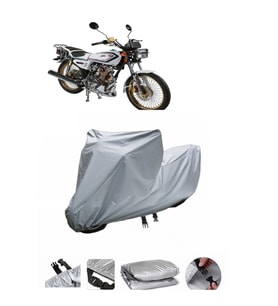 Arora AR 100-8 Klasik Tel  Gri Motosiklet Brandası ARKA ÇANTA UYUMLU DEĞİLDİR